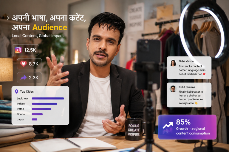 Mohit-kumar-kolkata-influencer-The Rise of Regional and Vernacular Content