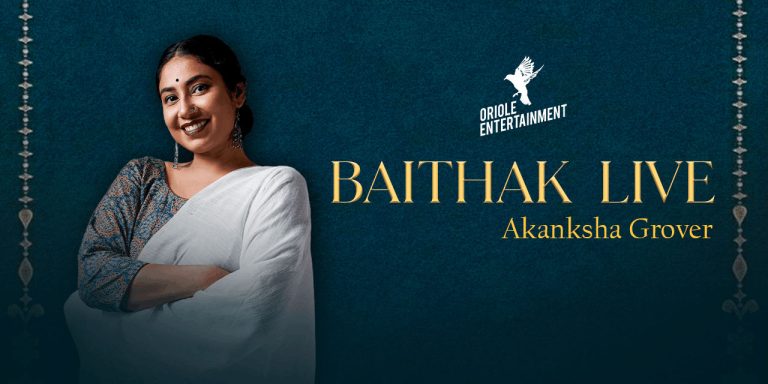 Baithak Live by Akanksha Grover – Kolkata event poster