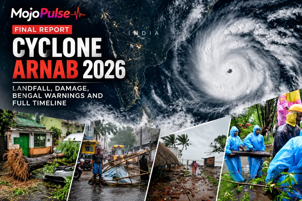 Cyclone Arnab 2026: Landfall, Damage, Bengal Warnings and Full Timeline | Final Report 2 mojopulse cyclone arnab final report