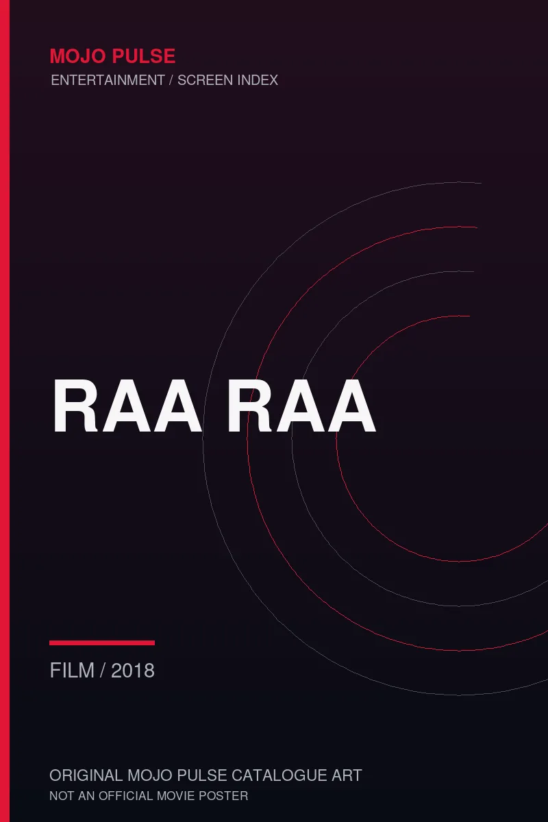 Mojo Pulse original catalogue cover for Raa Raa (not an official poster)