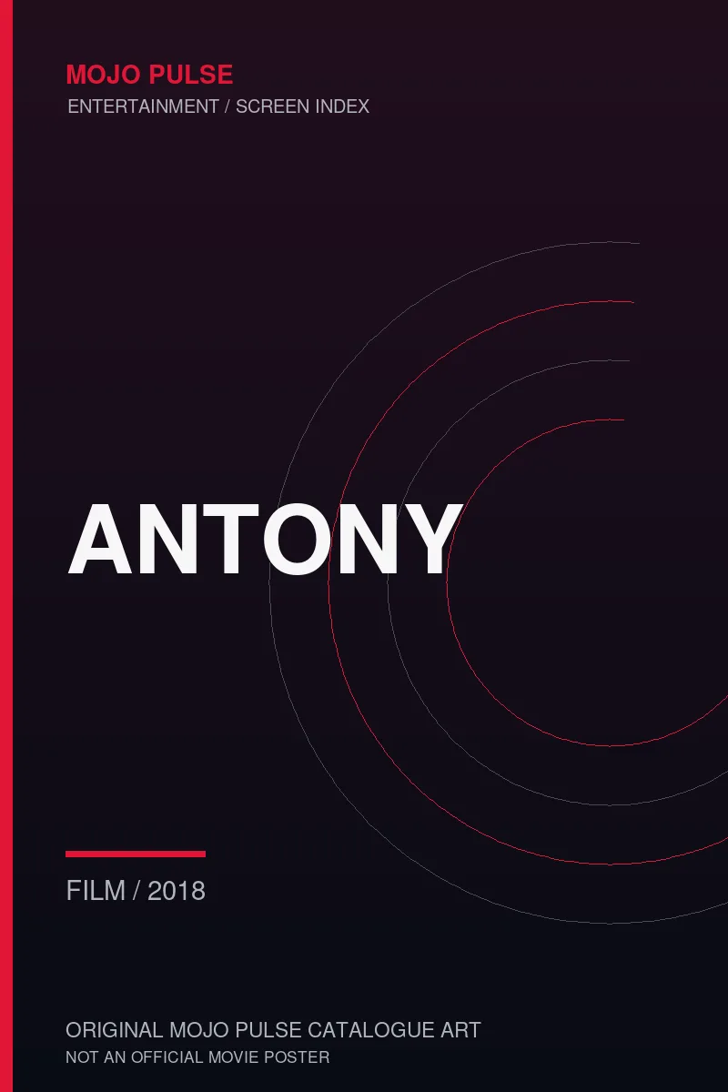 Mojo Pulse original catalogue cover for Antony (not an official poster)