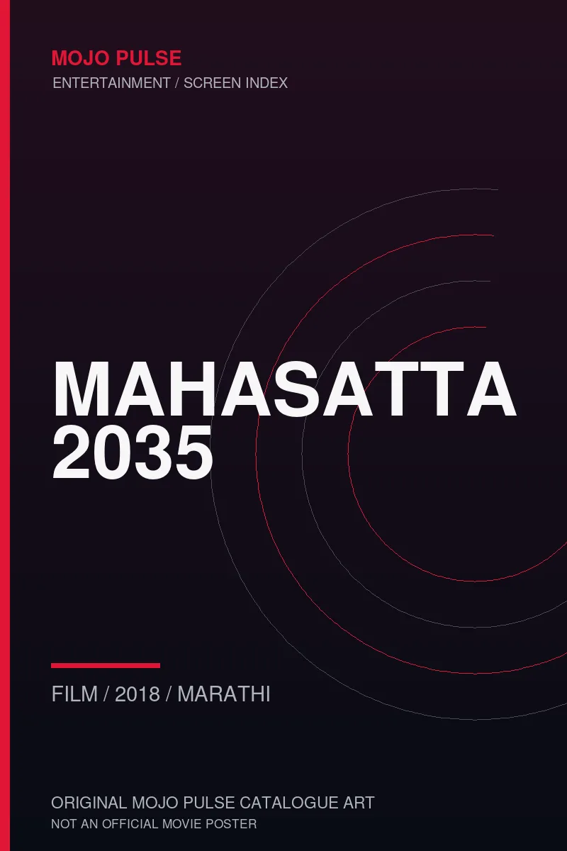 Mojo Pulse original catalogue cover for Mahasatta 2035 (not an official poster)
