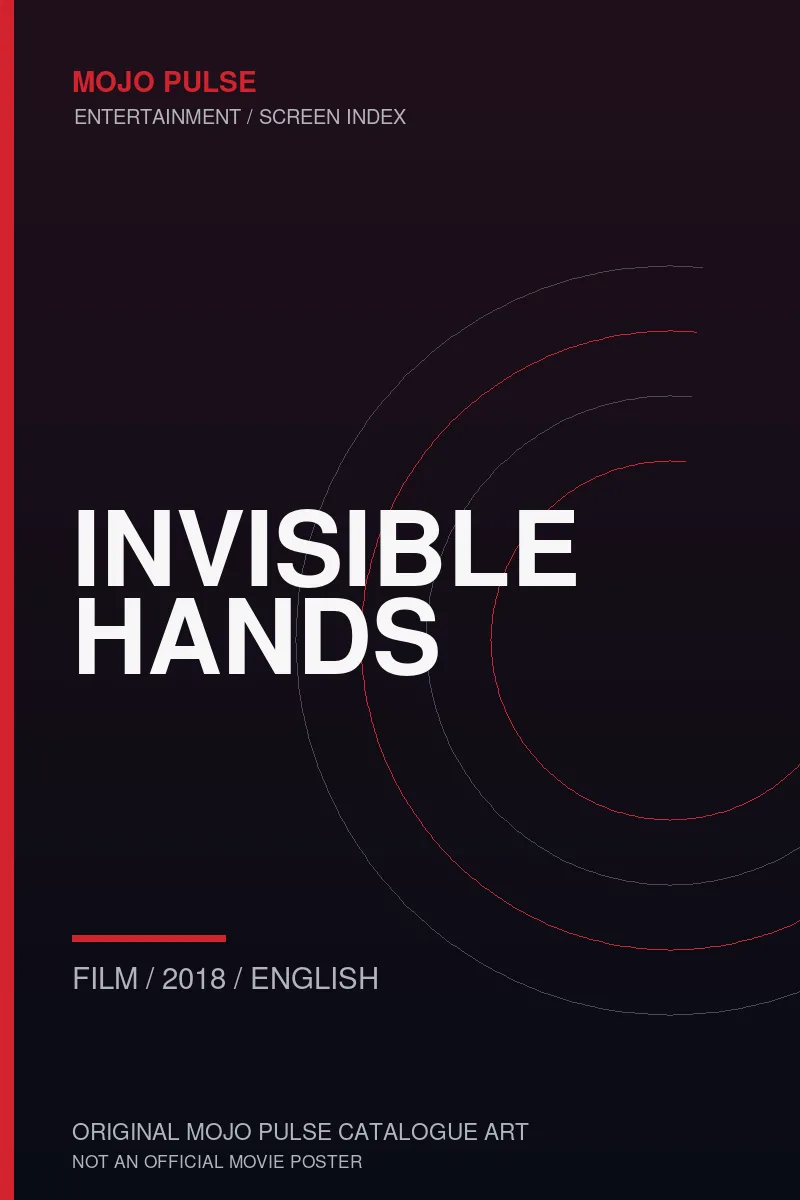 Mojo Pulse original catalogue cover for Invisible Hands (not an official poster)