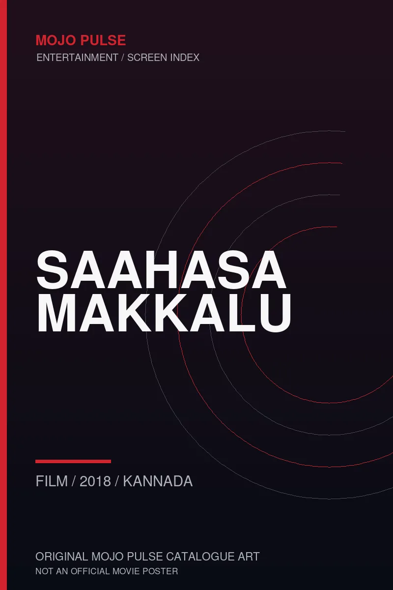Mojo Pulse original catalogue cover for Saahasa Makkalu (not an official poster)