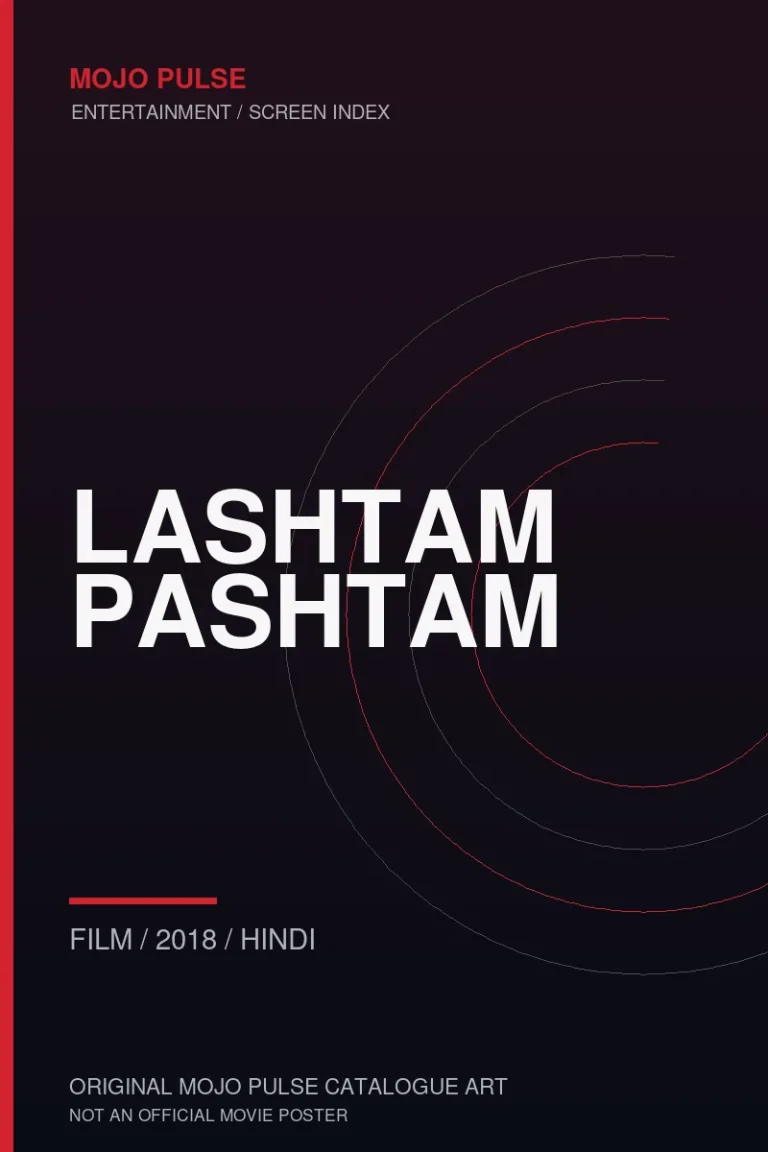Lashtam Pashtam 6 Mojo Pulse original catalogue cover for Lashtam Pashtam (not an official poster)