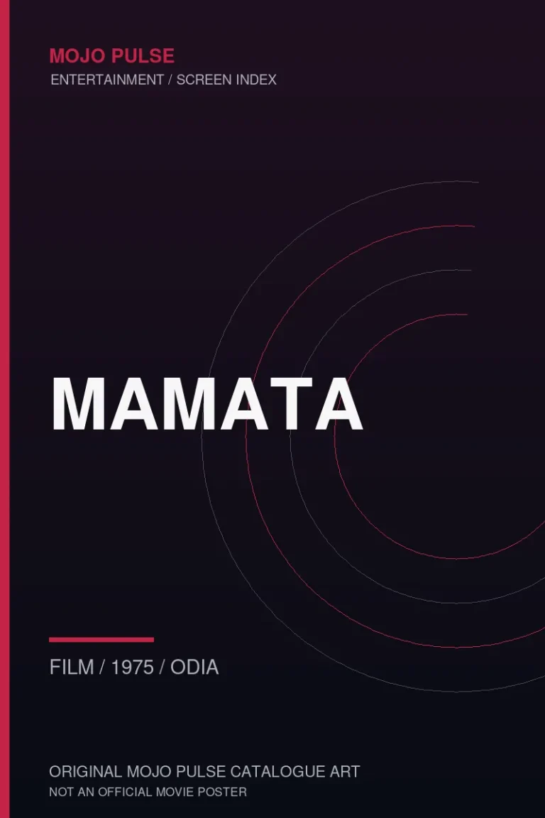 Mojo Pulse original catalogue cover for Mamata (not an official poster)