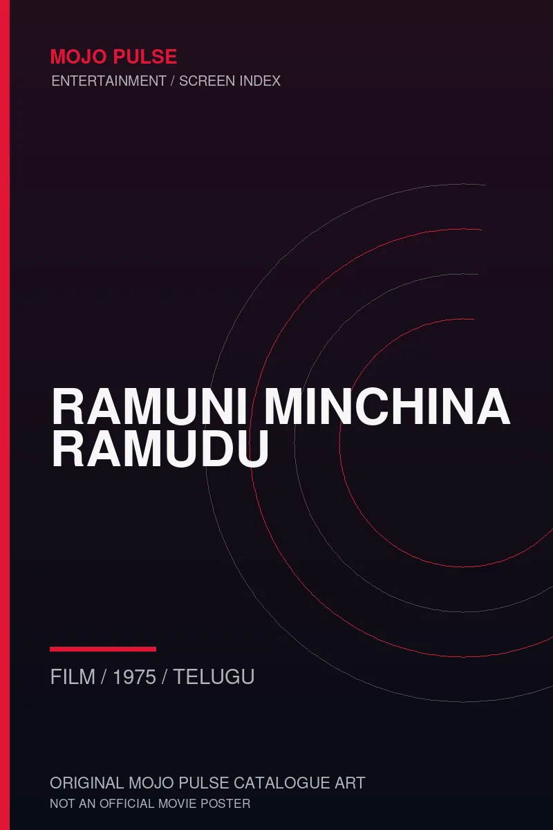 Mojo Pulse original catalogue cover for Ramuni Minchina Ramudu (not an official poster)