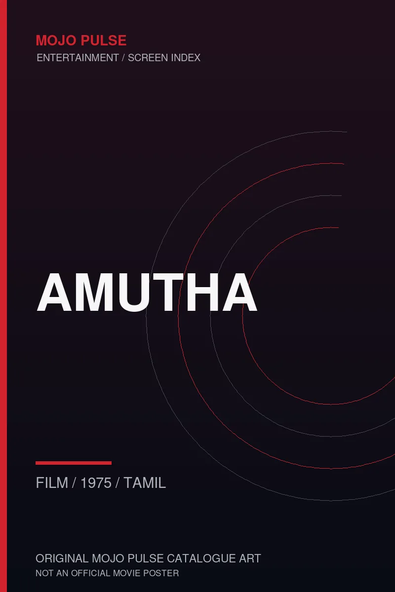 Mojo Pulse original catalogue cover for Amutha (not an official poster)