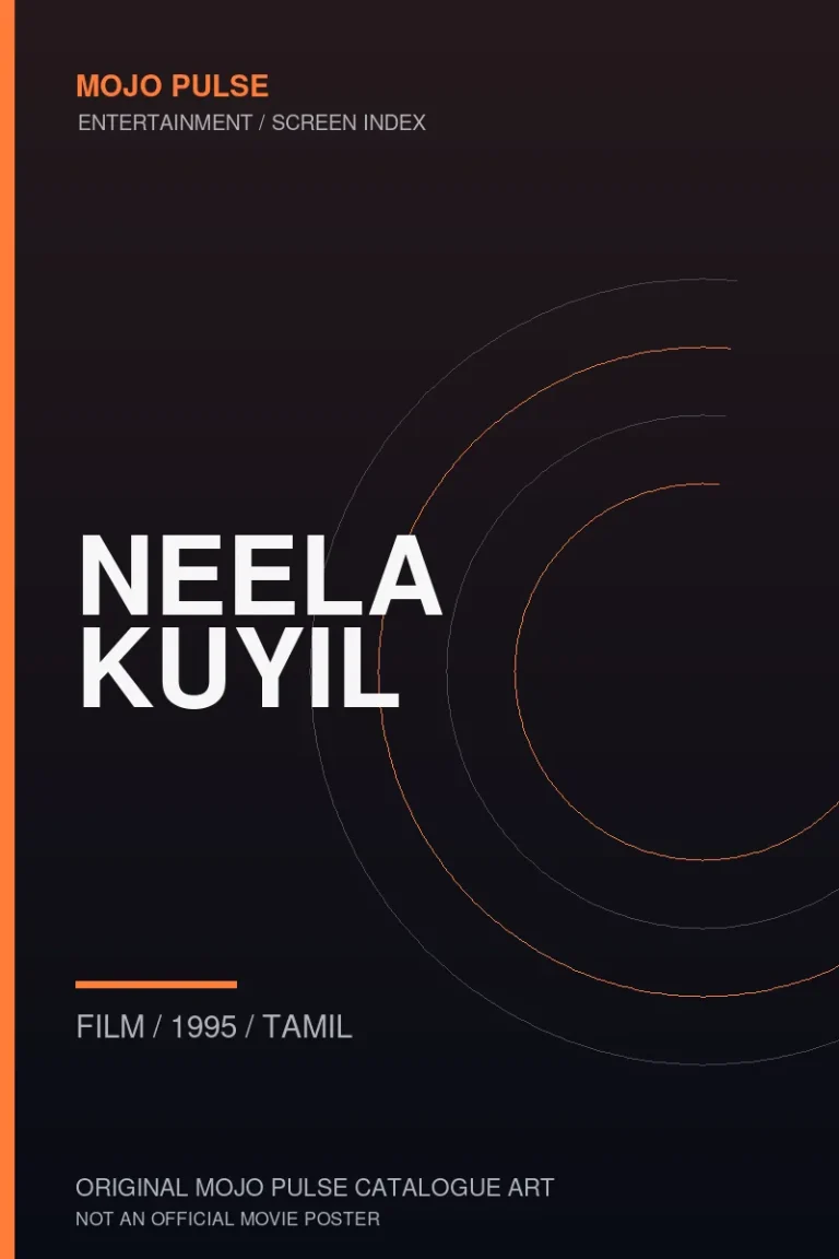 Neela Kuyil 11 Mojo Pulse original catalogue cover for Neela Kuyil (not an official poster)