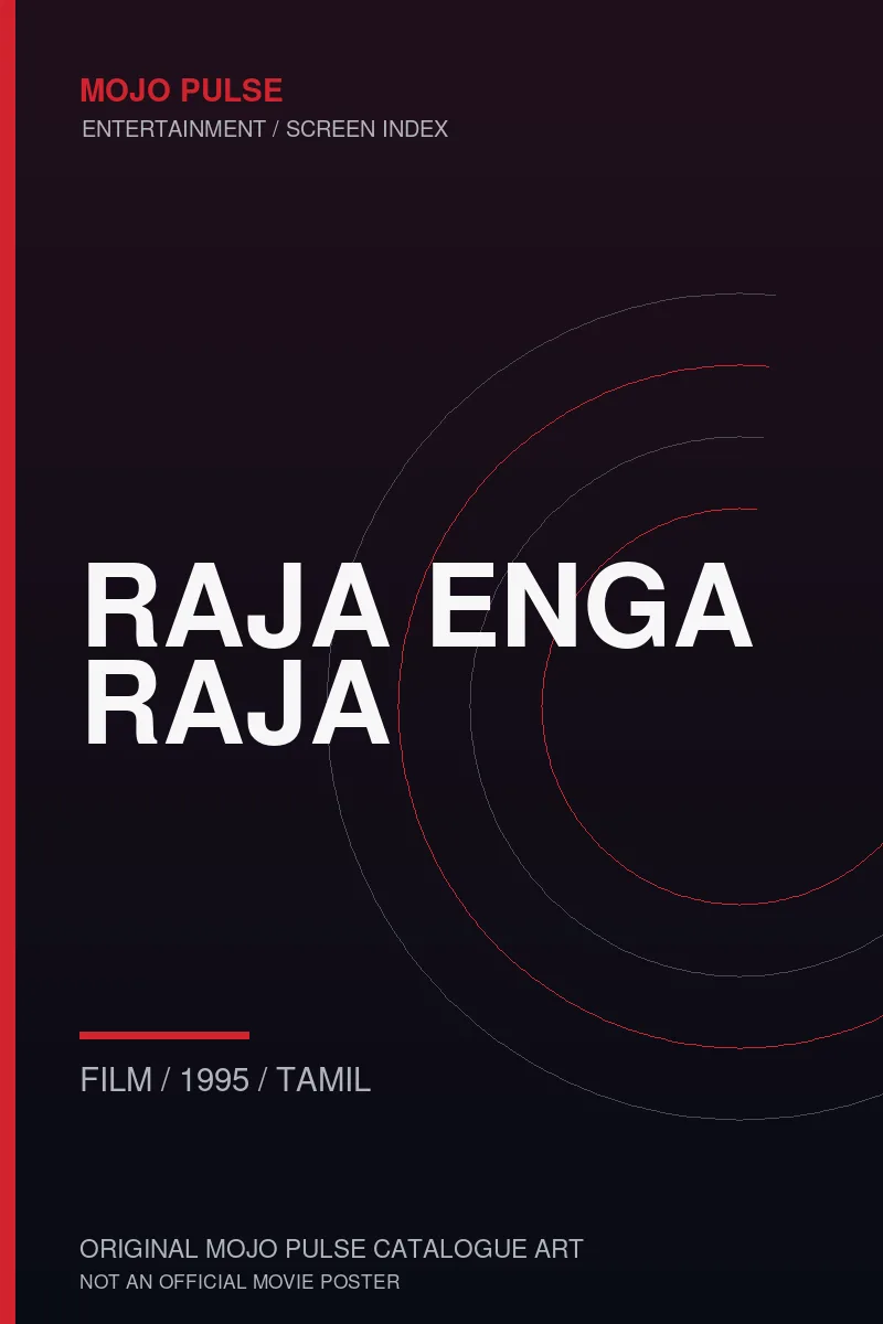 Mojo Pulse original catalogue cover for Raja Enga Raja (not an official poster)