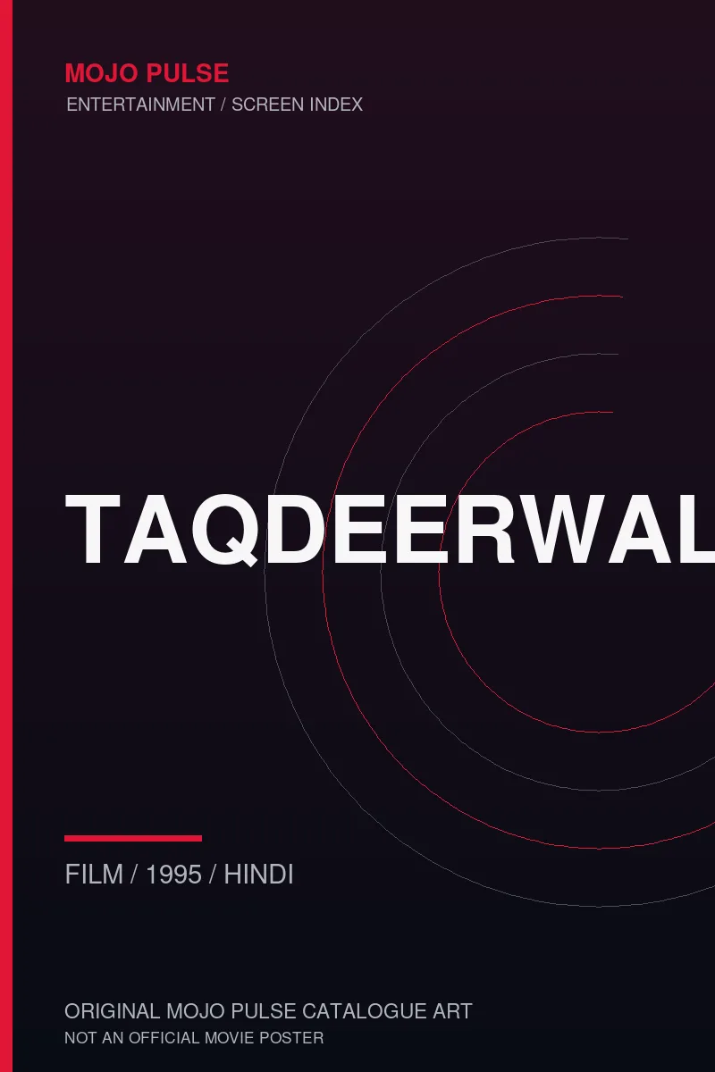 Mojo Pulse original catalogue cover for Taqdeerwala (not an official poster)