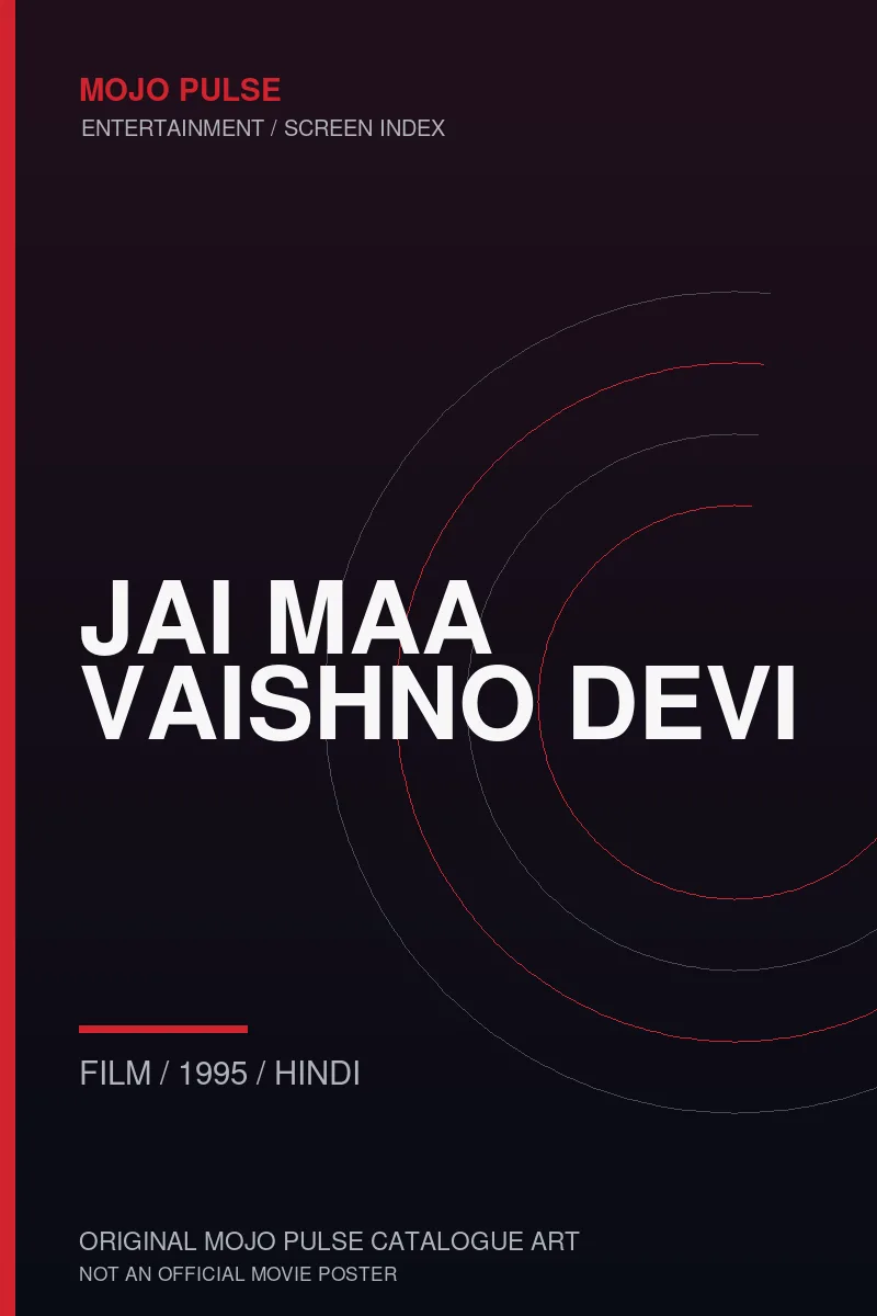 Mojo Pulse original catalogue cover for Jai Maa Vaishno Devi (not an official poster)