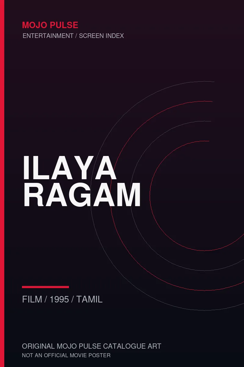 Mojo Pulse original catalogue cover for Ilaya Ragam (not an official poster)