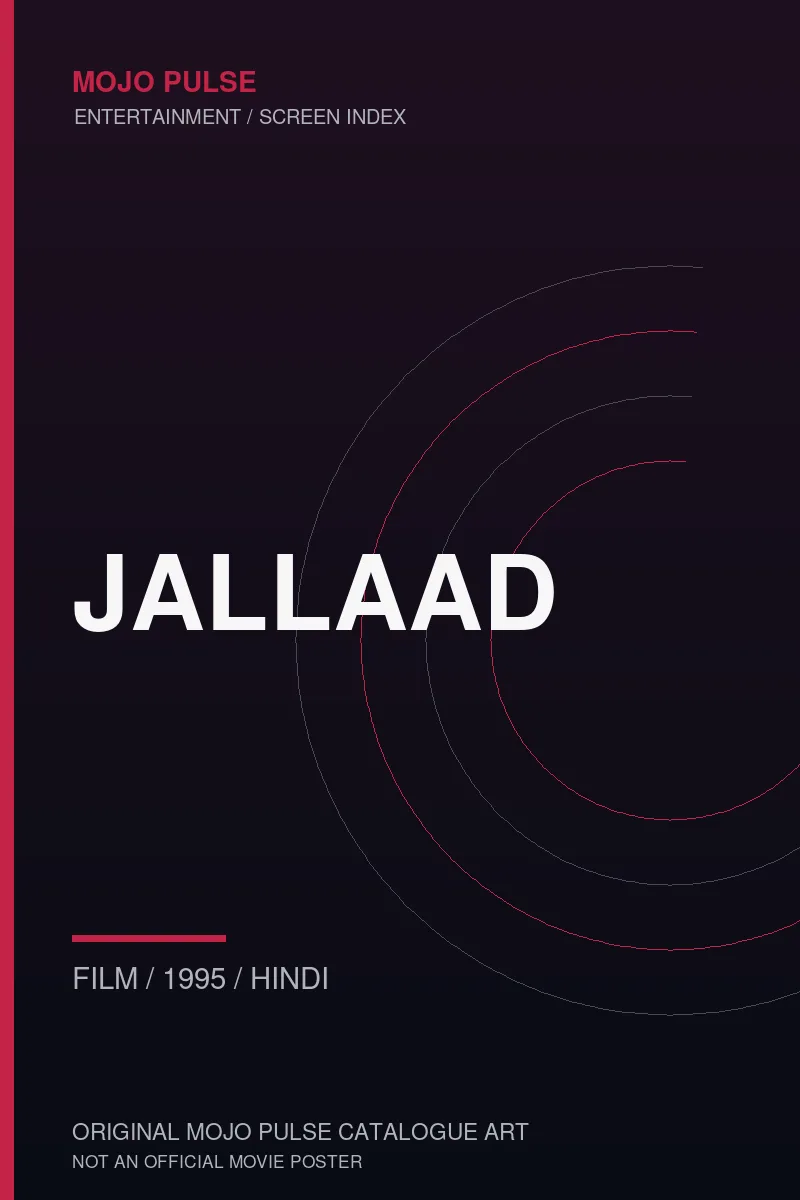 Mojo Pulse original catalogue cover for Jallaad (not an official poster)