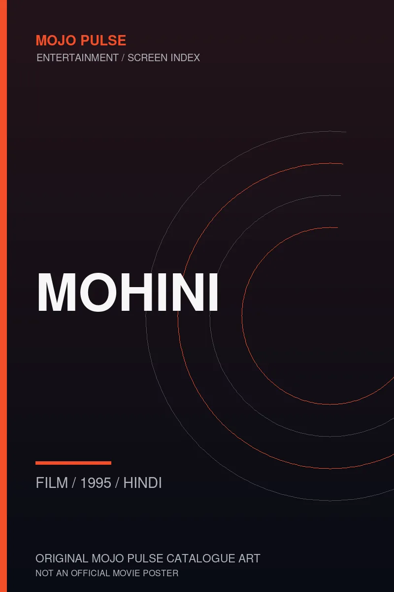 Mojo Pulse original catalogue cover for Mohini (not an official poster)