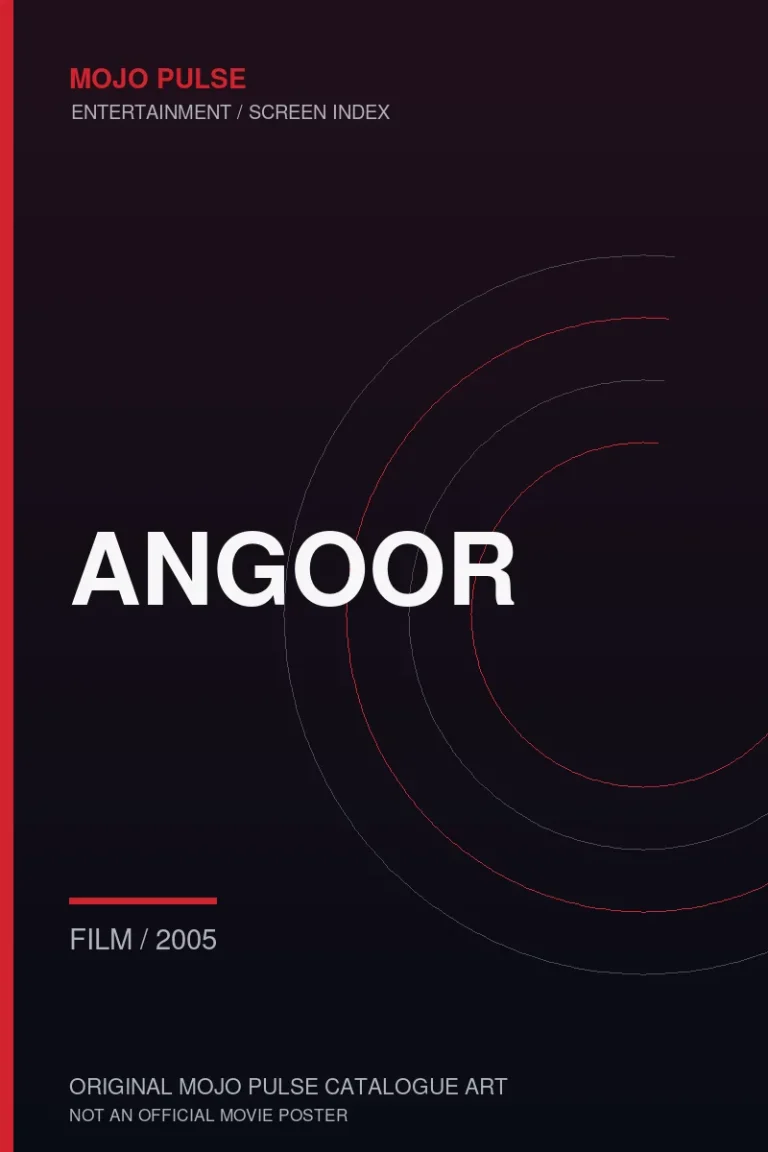 Mojo Pulse original catalogue cover for Angoor (not an official poster)