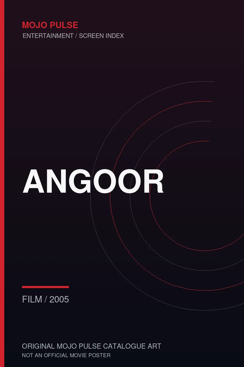 Mojo Pulse original catalogue cover for Angoor (not an official poster)