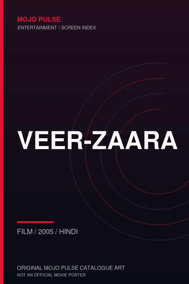 Mojo Pulse original catalogue cover for Veer-Zaara (not an official poster)