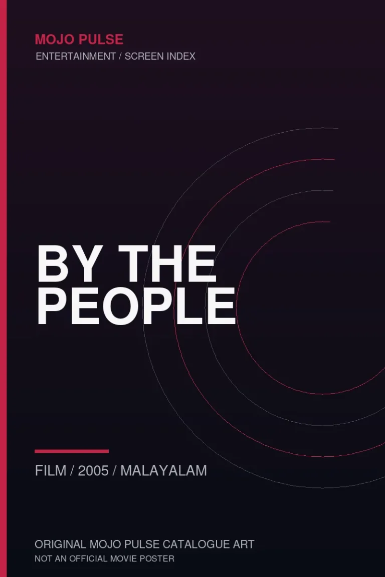 Mojo Pulse original catalogue cover for By the People (not an official poster)