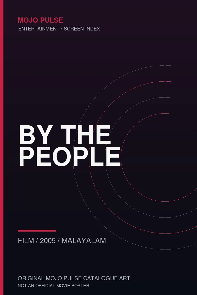 Mojo Pulse original catalogue cover for By the People (not an official poster)