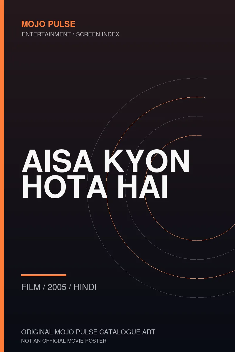 Mojo Pulse original catalogue cover for Aisa Kyon Hota Hai (not an official poster)