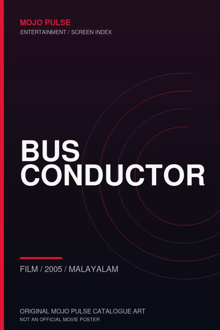 Mojo Pulse original catalogue cover for Bus Conductor (not an official poster)