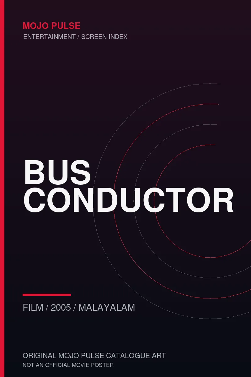 Mojo Pulse original catalogue cover for Bus Conductor (not an official poster)