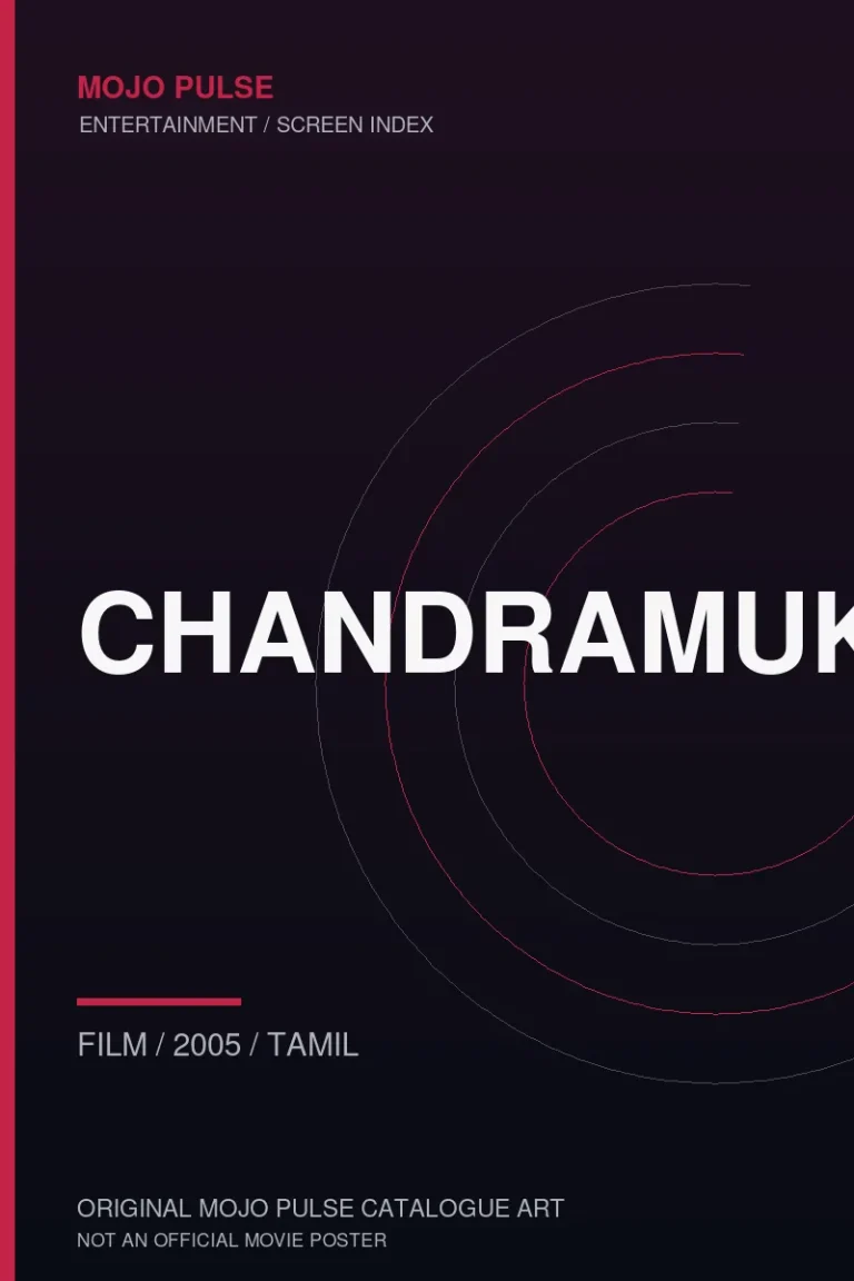 Mojo Pulse original catalogue cover for Chandramukhi (not an official poster)