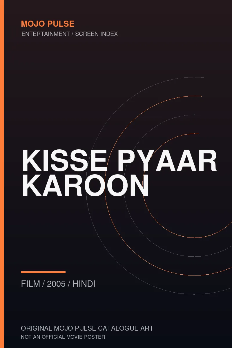 Mojo Pulse original catalogue cover for Kisse Pyaar Karoon (not an official poster)