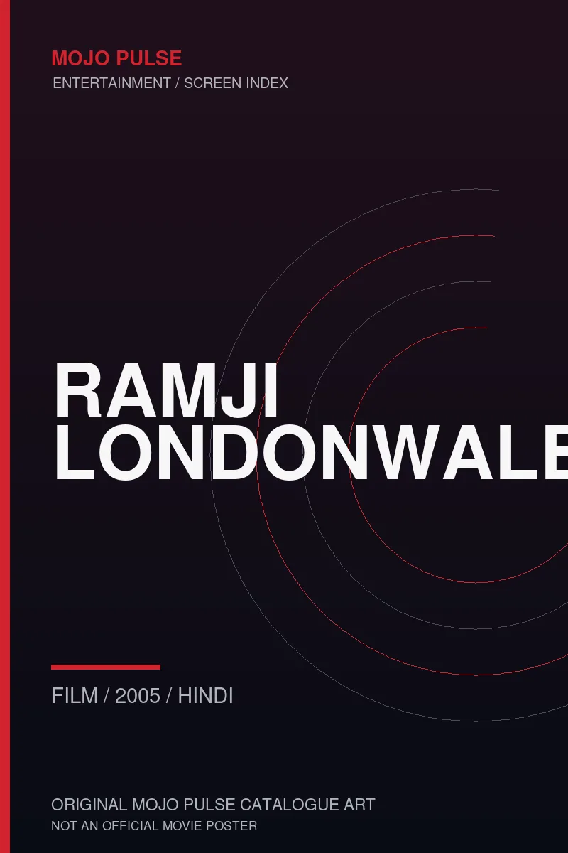 Mojo Pulse original catalogue cover for Ramji Londonwaley (not an official poster)