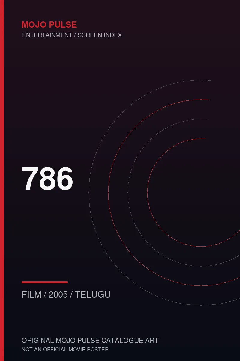 Mojo Pulse original catalogue cover for 786 (not an official poster)