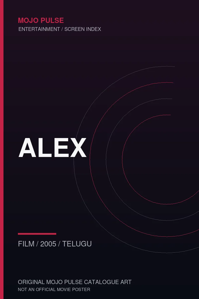 Mojo Pulse original catalogue cover for Alex (not an official poster)