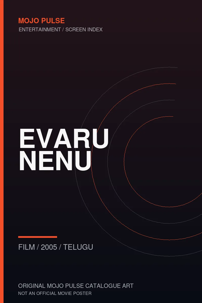 Mojo Pulse original catalogue cover for Evaru Nenu (not an official poster)