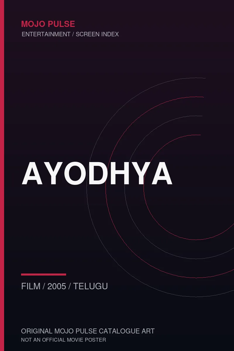 Mojo Pulse original catalogue cover for Ayodhya (not an official poster)