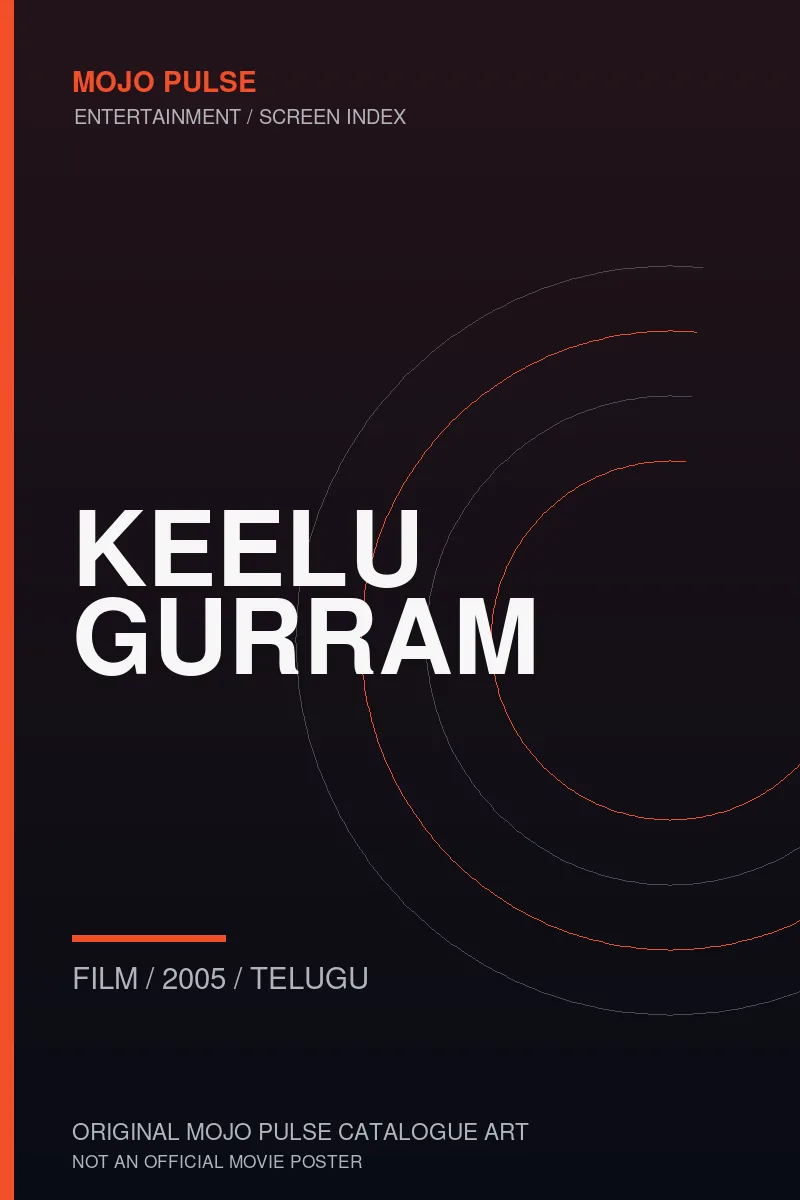 Mojo Pulse original catalogue cover for Keelu Gurram (not an official poster)