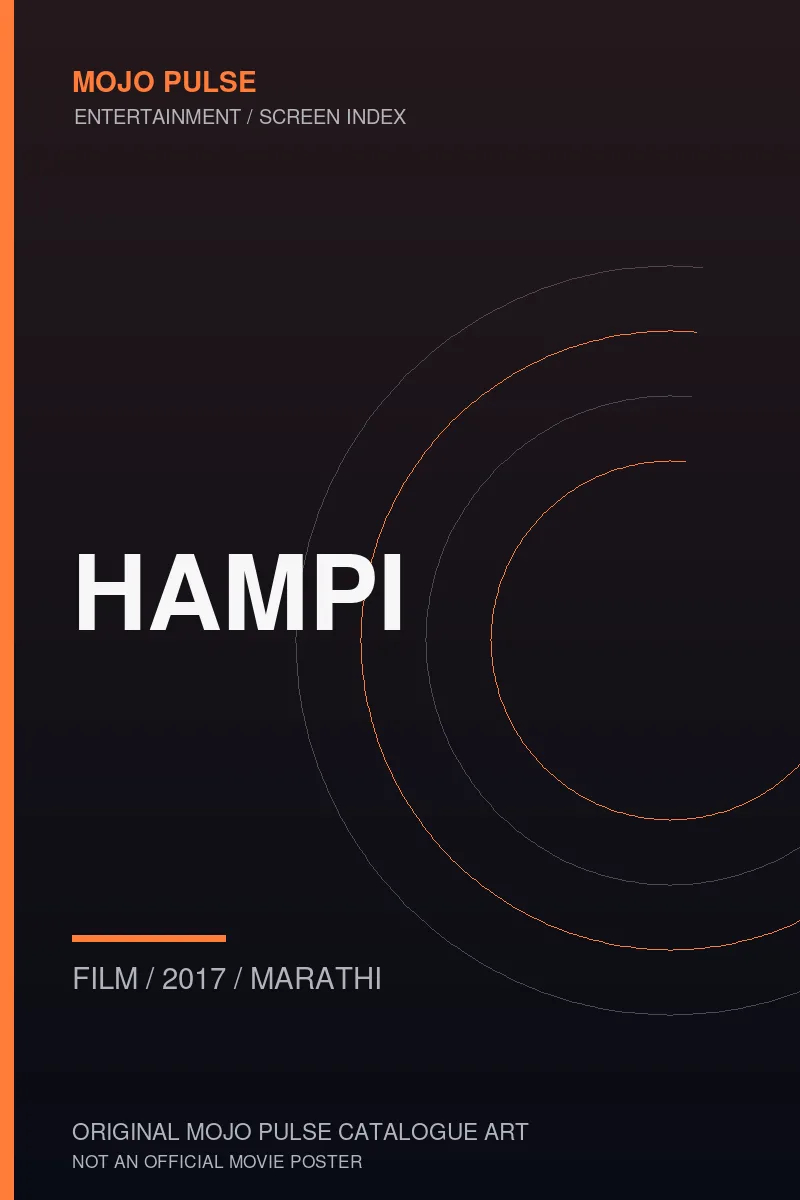 Mojo Pulse original catalogue cover for Hampi (not an official poster)