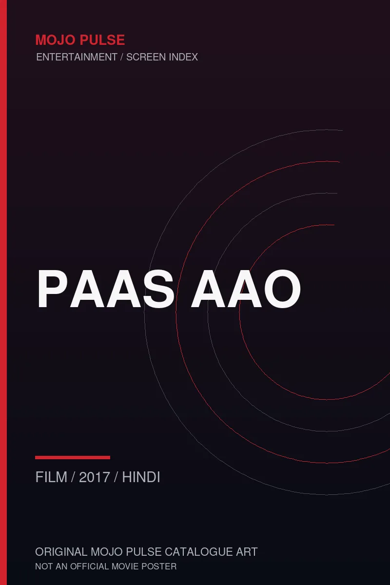 Mojo Pulse original catalogue cover for Paas Aao (not an official poster)