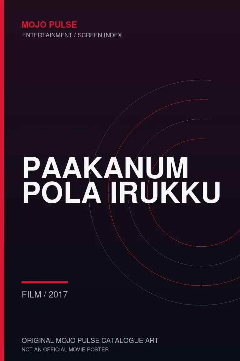 Paakanum Pola Irukku 10 Mojo Pulse original catalogue cover for Paakanum Pola Irukku (not an official poster)