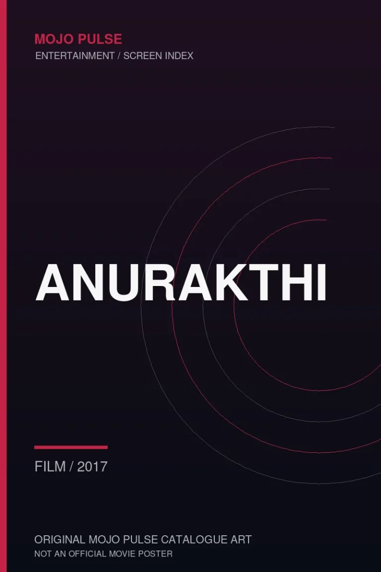 Anurakthi 6 Mojo Pulse original catalogue cover for Anurakthi (not an official poster)