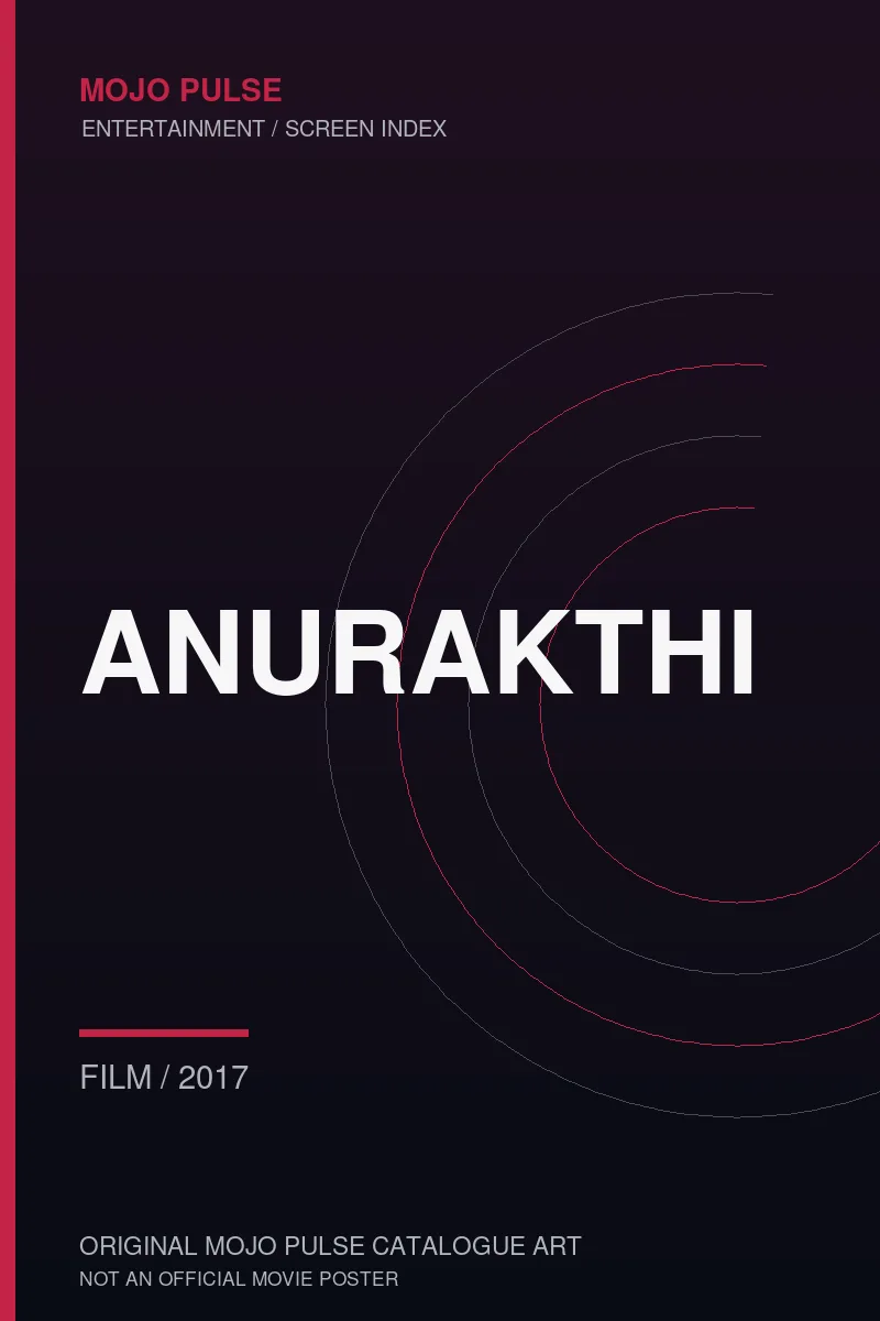Mojo Pulse original catalogue cover for Anurakthi (not an official poster)