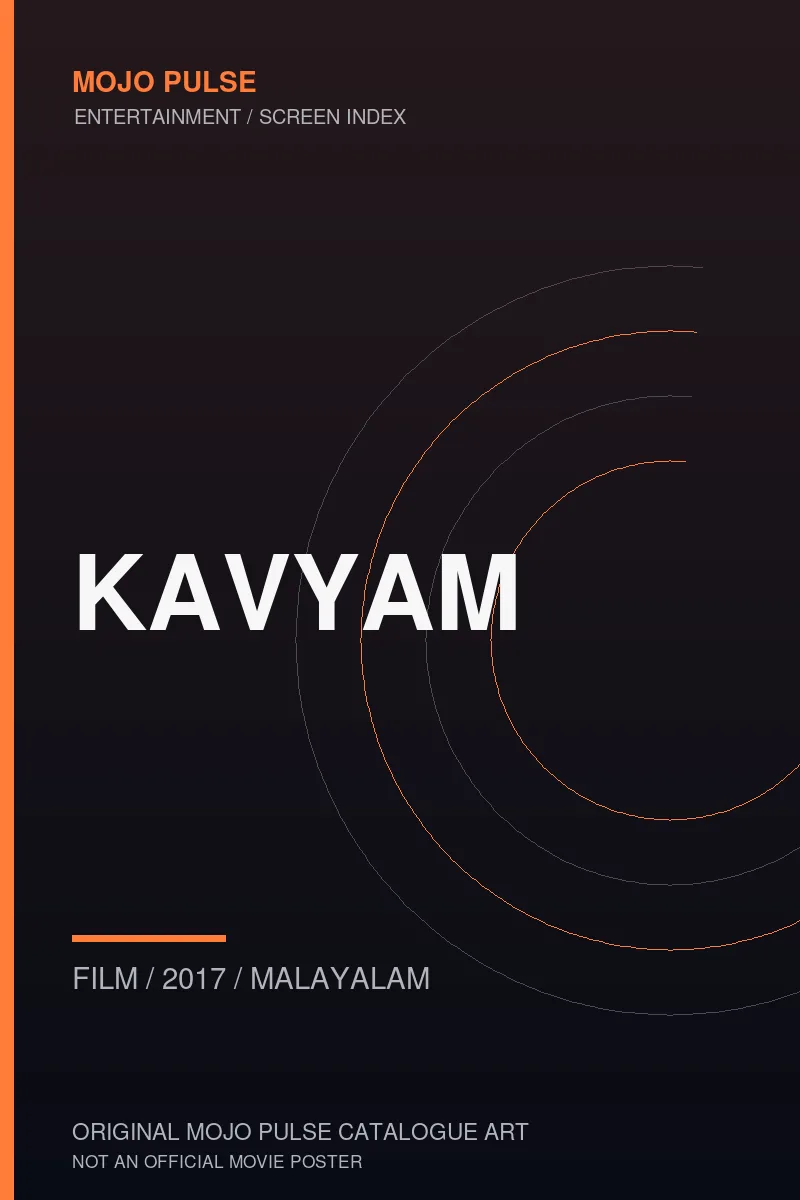 Mojo Pulse original catalogue cover for Kavyam (not an official poster)