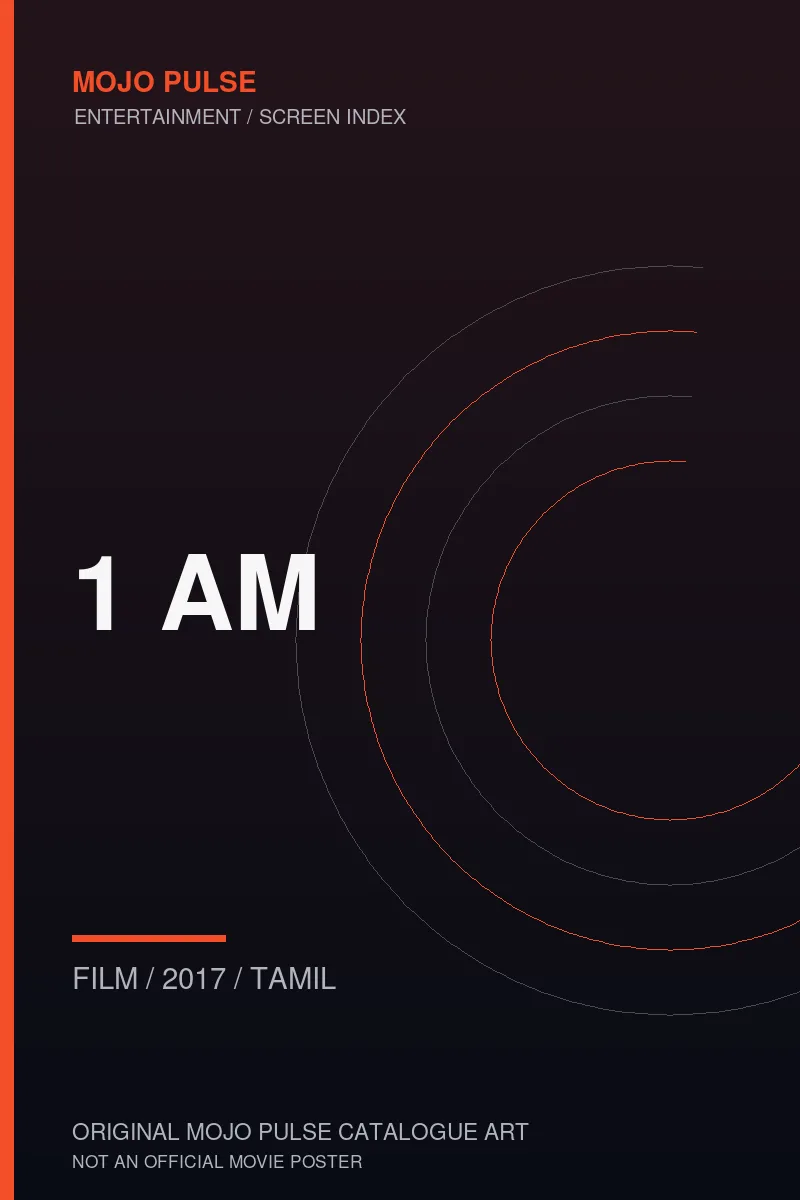 Mojo Pulse original catalogue cover for 1 AM (not an official poster)
