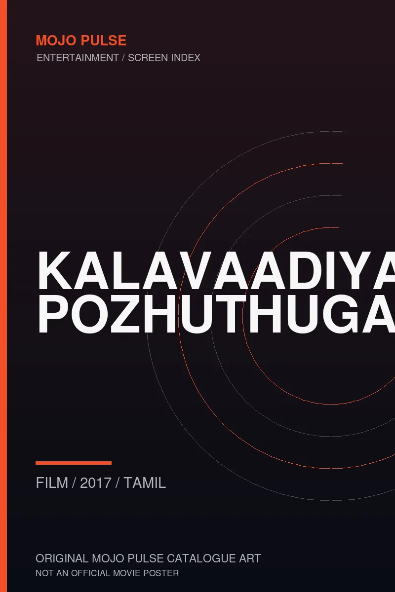 Mojo Pulse original catalogue cover for Kalavaadiya Pozhuthugal (not an official poster)