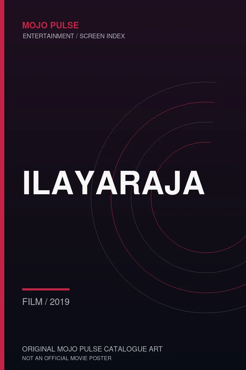 Mojo Pulse original catalogue cover for Ilayaraja (not an official poster)