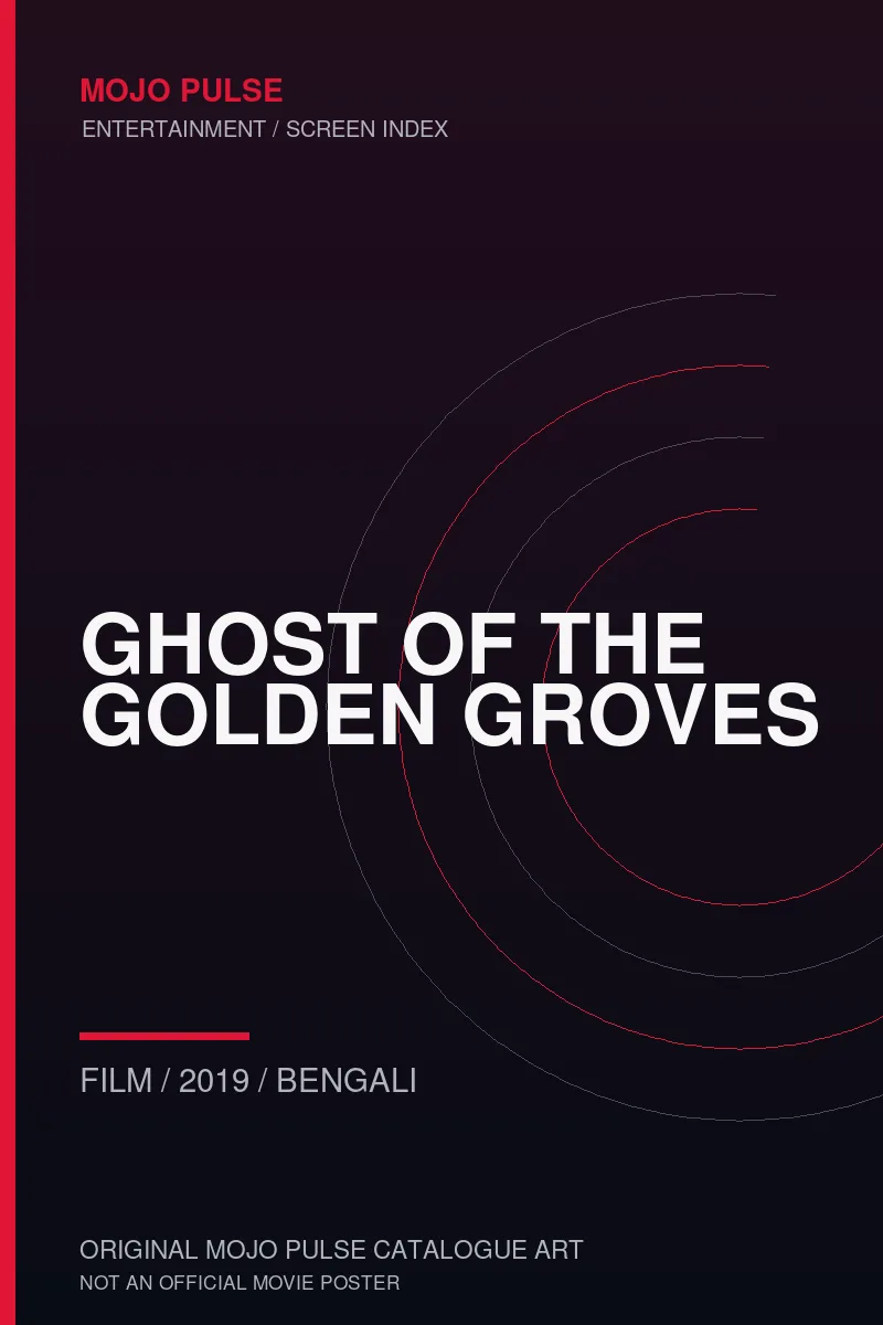 Mojo Pulse original catalogue cover for Ghost of the Golden Groves (not an official poster)