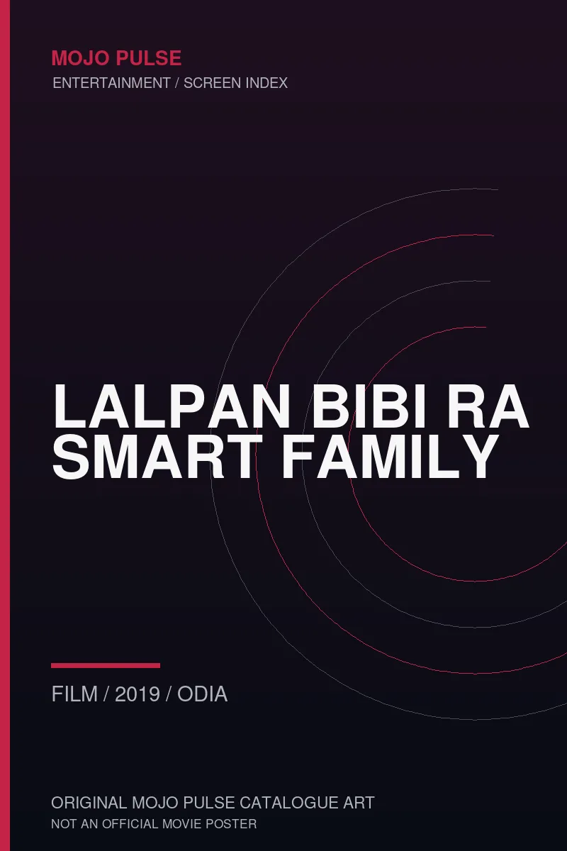 Mojo Pulse original catalogue cover for Lalpan Bibi Ra Smart Family (not an official poster)