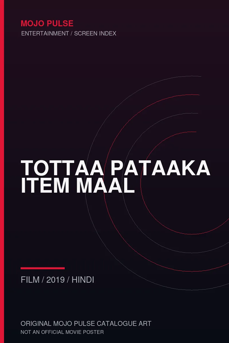 Mojo Pulse original catalogue cover for Tottaa Pataaka Item Maal (not an official poster)