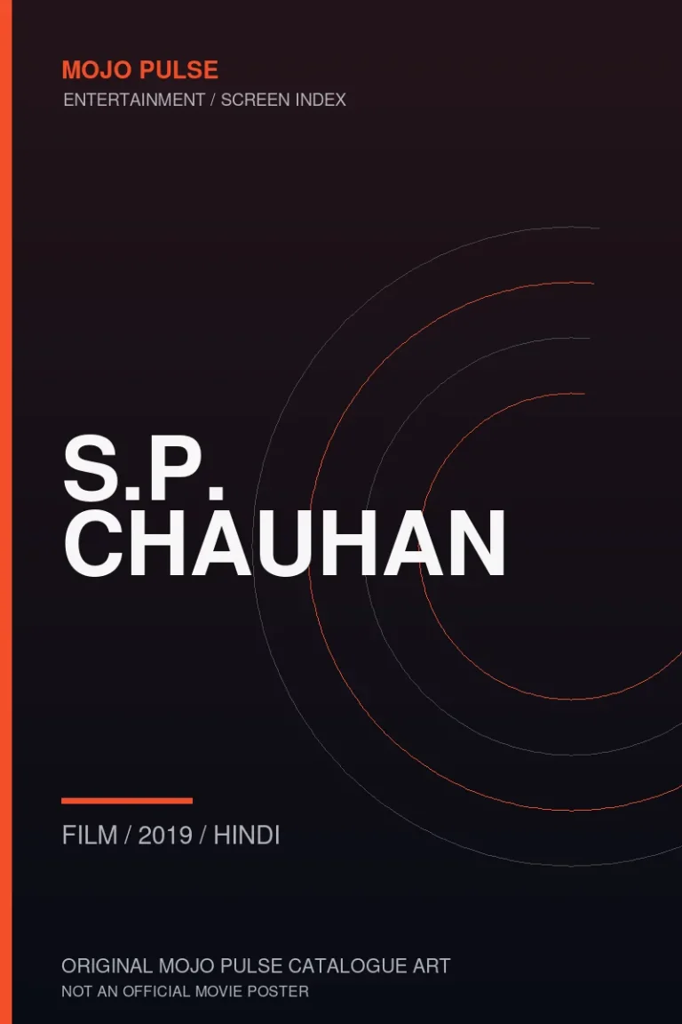 S.P. Chauhan 7 Mojo Pulse original catalogue cover for S.P. Chauhan (not an official poster)