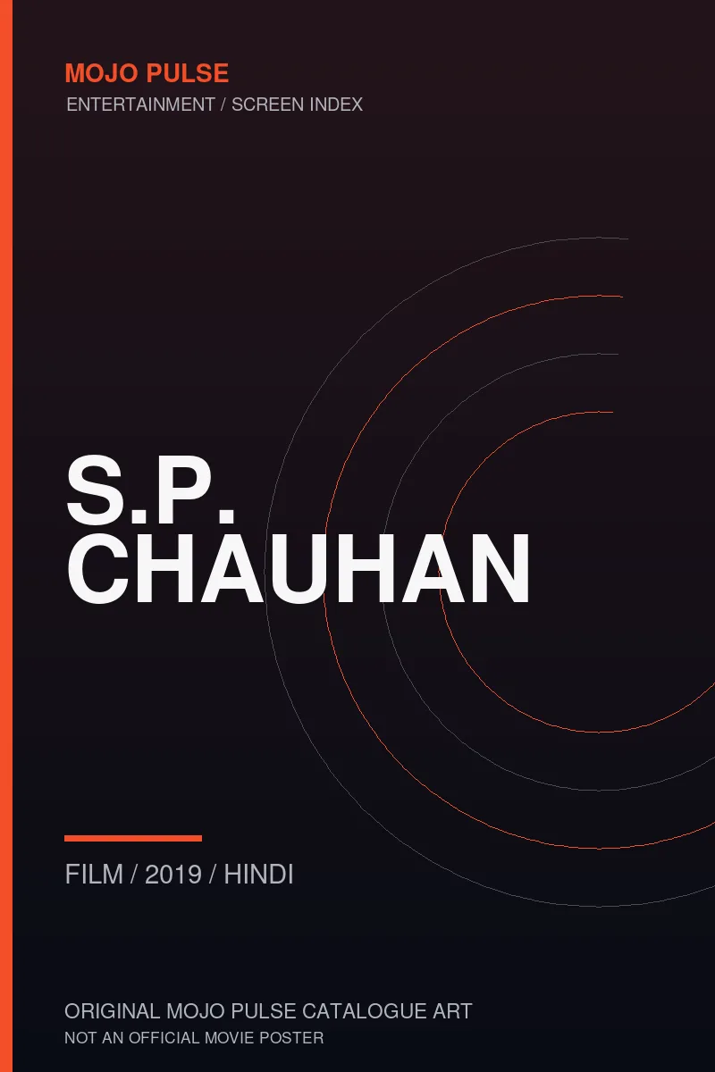 Mojo Pulse original catalogue cover for S.P. Chauhan (not an official poster)