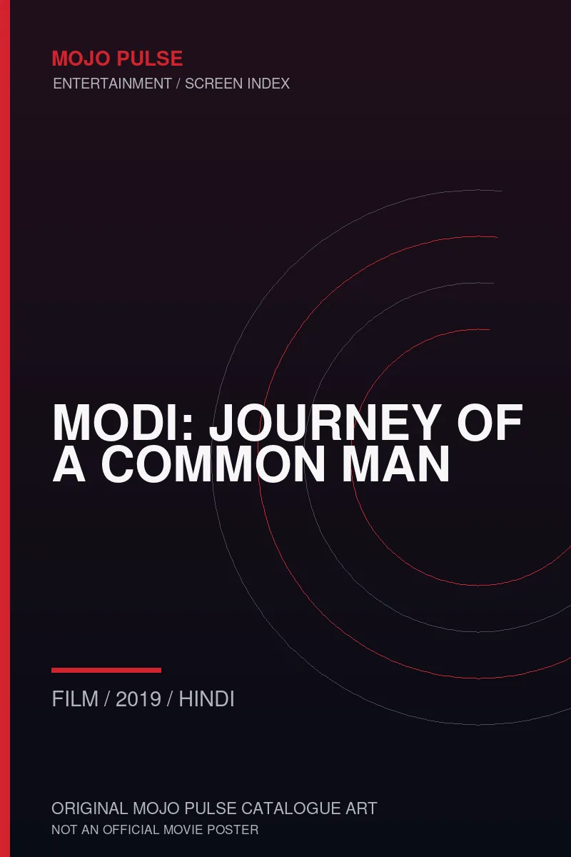 Mojo Pulse original catalogue cover for Modi: Journey of a Common Man (not an official poster)